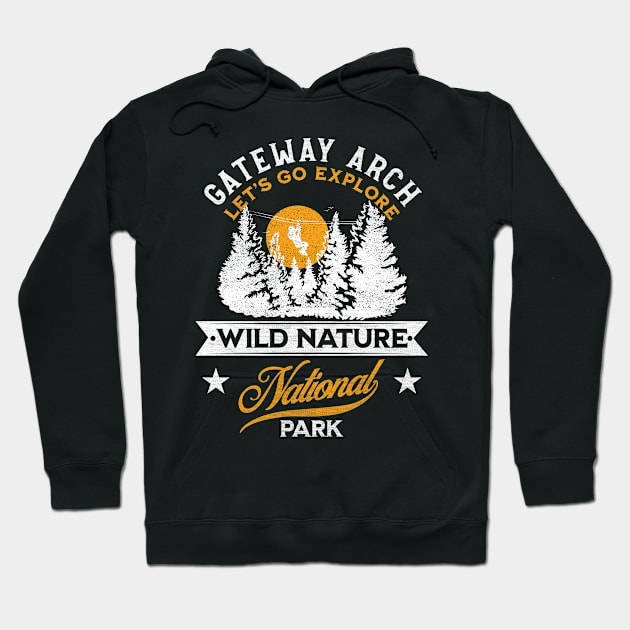 Gateway Arch National Park Hoodie by Bullenbeisser.clothes